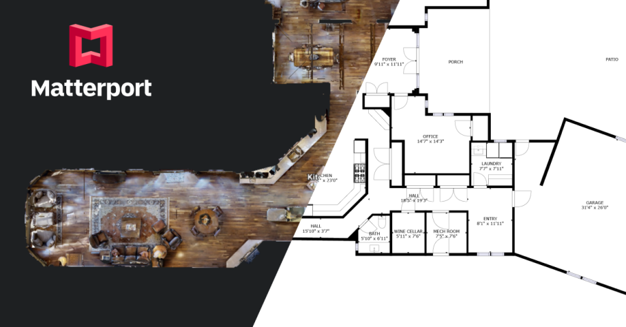 Digital twin and floorplan split