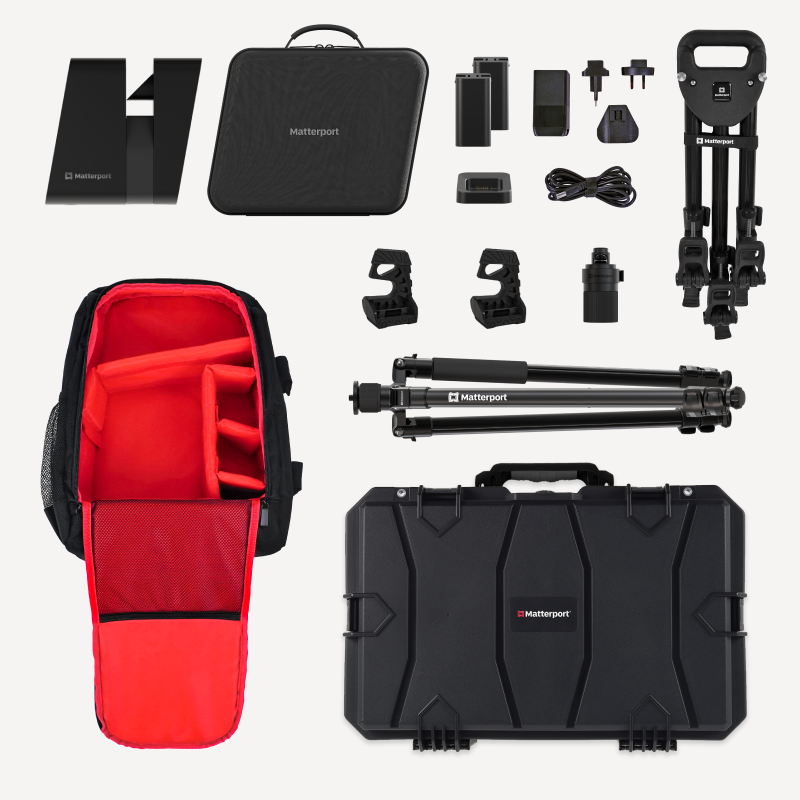 Pro3 acceleration kit contents with backpack